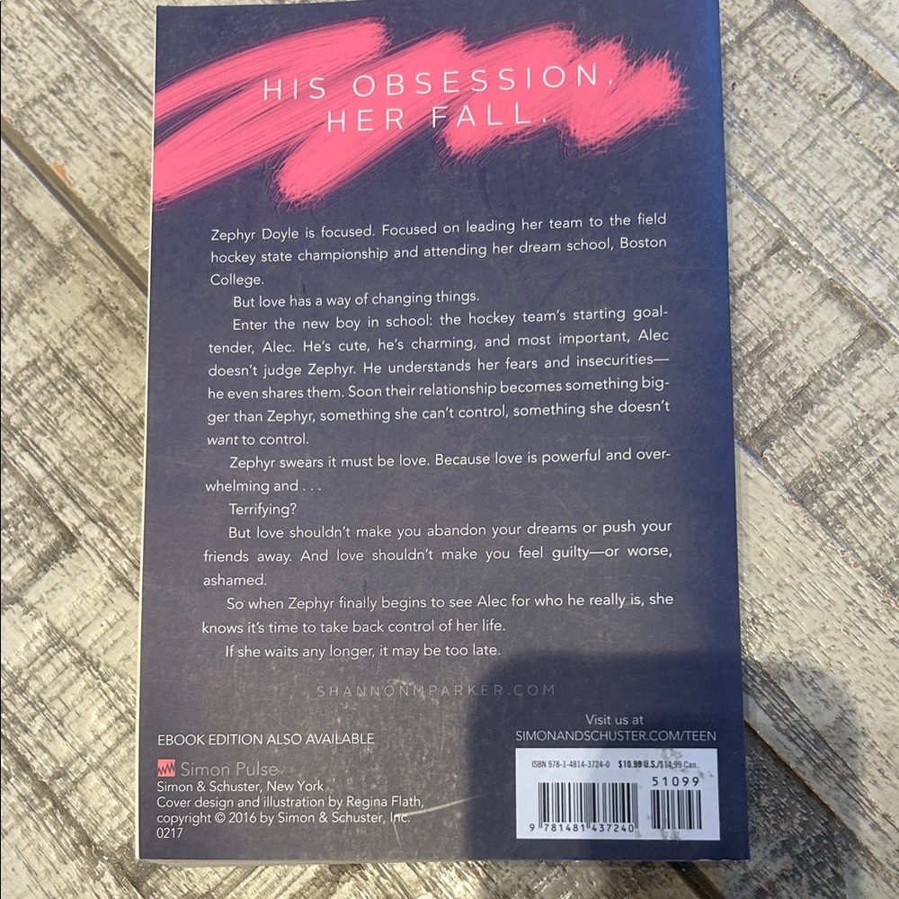 The Girl Who Fell Book by S.M. Parker - Picture 2 of 4